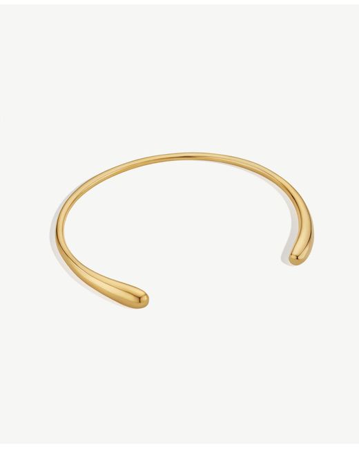 Soko 24k Gold-plated Double Dash Choker Necklace in White | Lyst