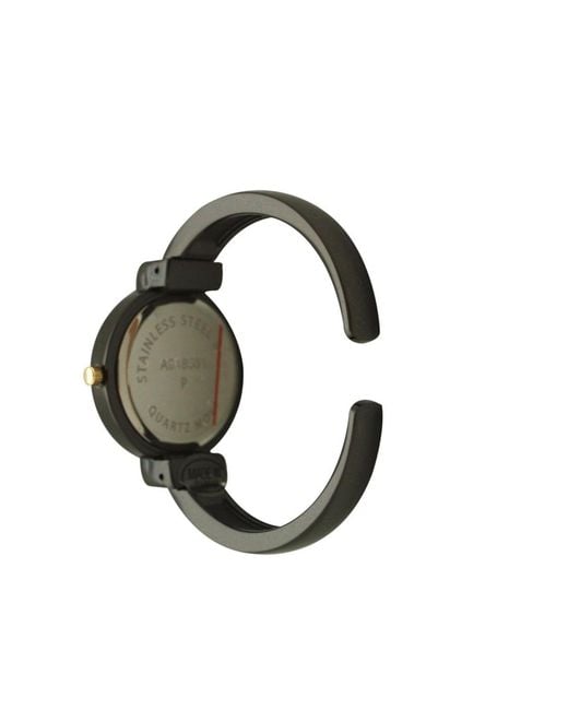 Olivia Pratt White Thin Metal Bangle Watch
