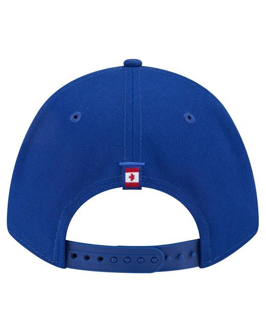 KTZ Toronto Blue Jays Canadian Flag 9forty M-crown A-frame Adjustable Hat for men