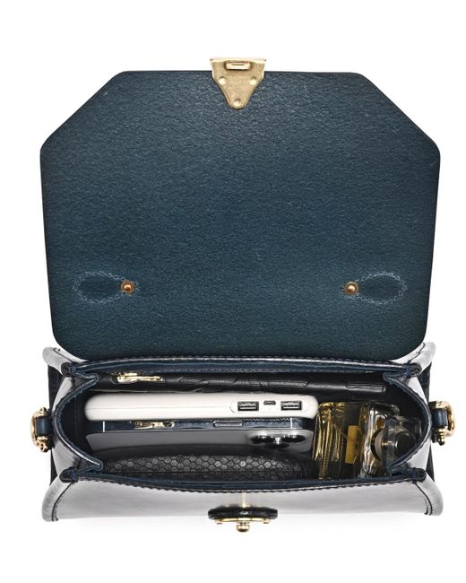Old Trend Blue Laurel Classic Satchel Bag