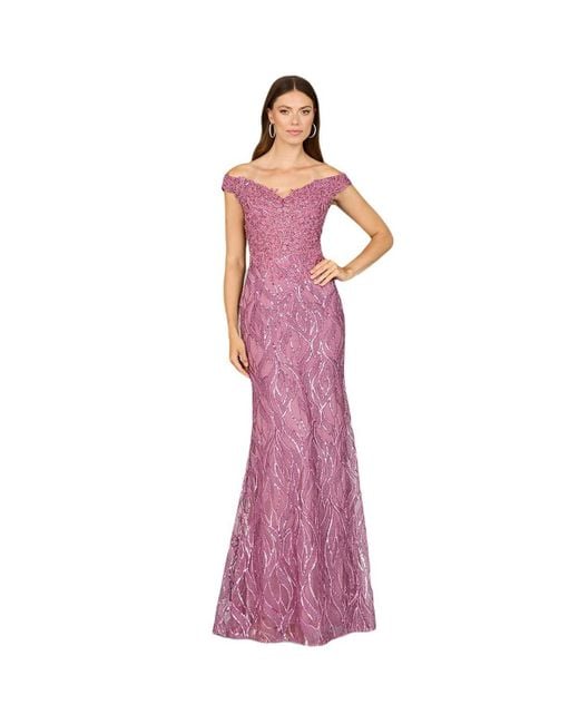 Lara Purple Off Shoulder