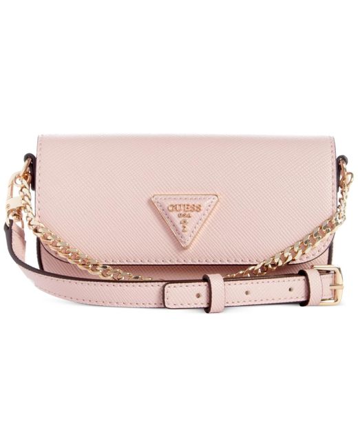 OSOI Belted Brocle Micro Bag in Pink Leather - NOW OR NEVER