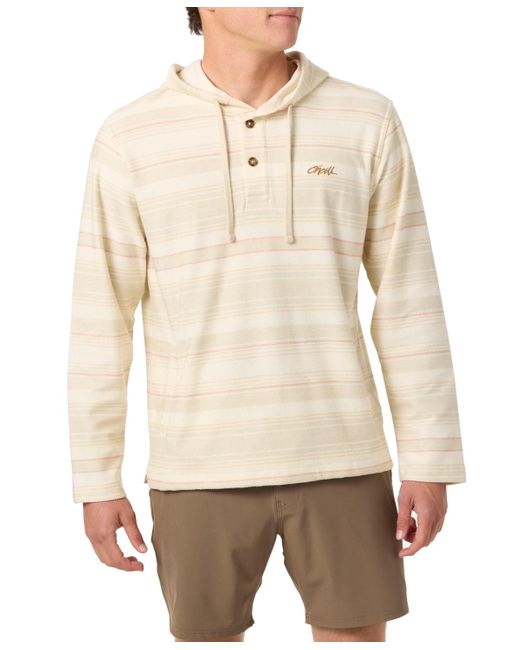 O'neill Sportswear Natural Bavaro Stripe Poncho Sweatshirt for men