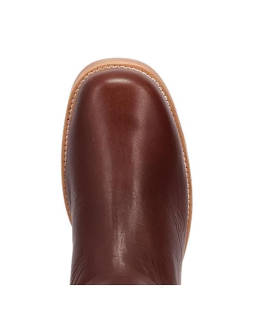 Dingo Brown Rip Leather Boot for men