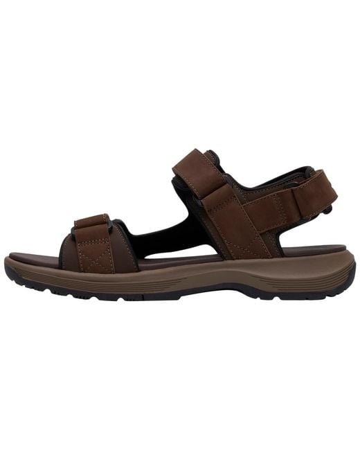 Clarks Brown Collection Guideview Trek Sandals for men