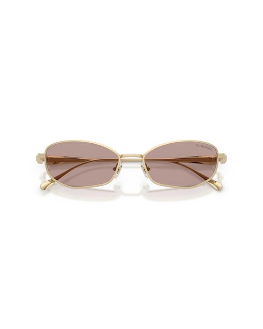 Swarovski Pink Rectangle Sunglasses