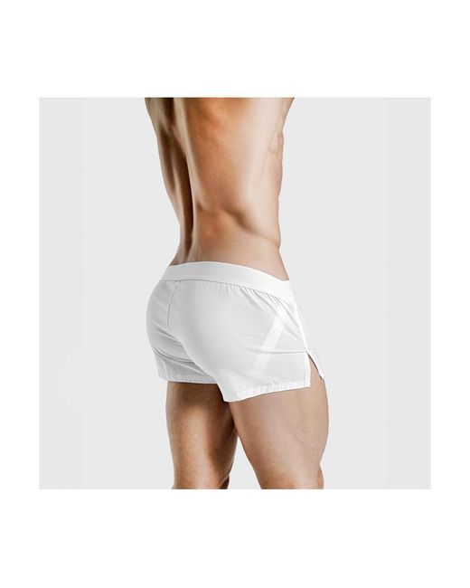 Rounderbum White Basic Lift Boxer for men
