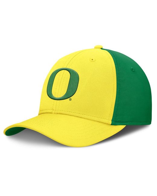 Nike Yellow/green Oregon Ducks 2025 Sideline Rise Local Performance Flex Hat for men