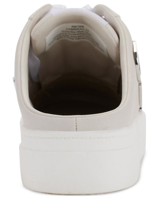 Karl Lagerfeld Gray Cambria Embellished Slip-on Sneakers