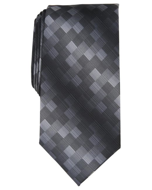 Perry Ellis Shaded Square Tie in Gray for Men | Lyst