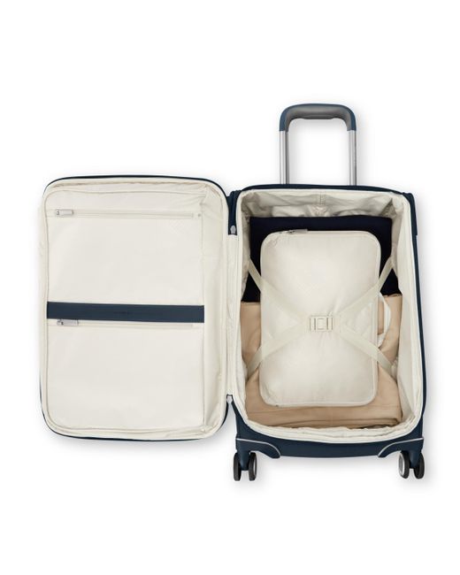 Samsonite Blue Silhouette 18 21" Carry-on Expandable Softside Spinner