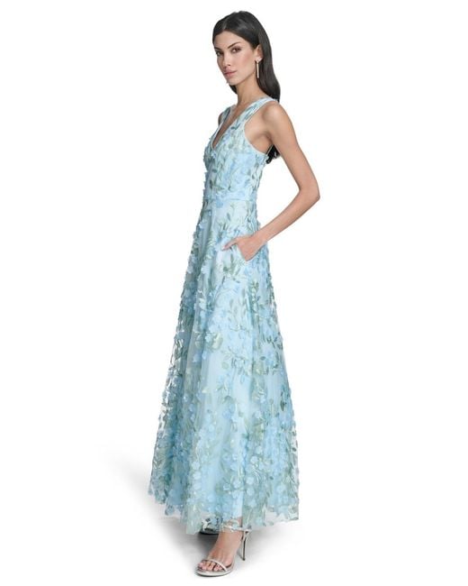 princess polly baby blue dress Blue Petite Floral Smocked Dress