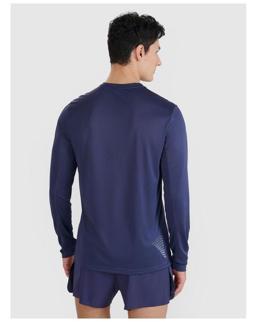 4F Blue Quick-drying Running Longsleeve for men
