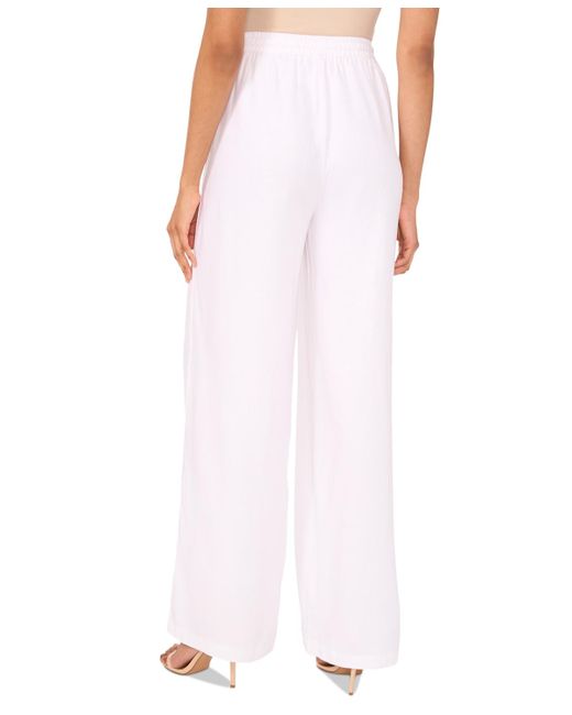 Parker White The Rebecca Drawstring Wide-leg Pants