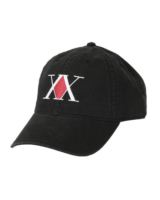Hunter Black Embroidered Logo Unstructured Baseball Cap. for men