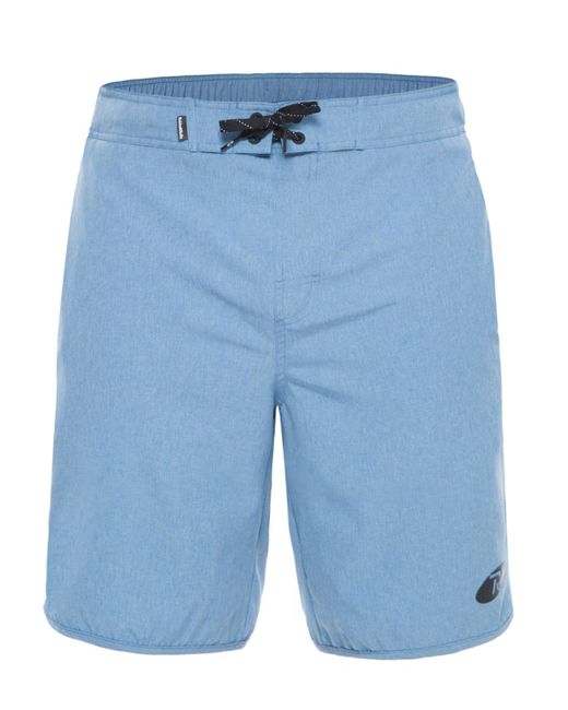 Rokka&Rolla Blue 9" Stretch Mesh Lined Swim Trunks for men