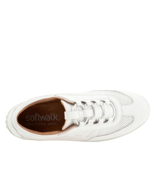 Softwalk® White Darby Sneaker