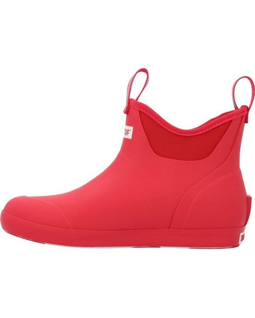 XtraTuf Red Ankle Deck Boot