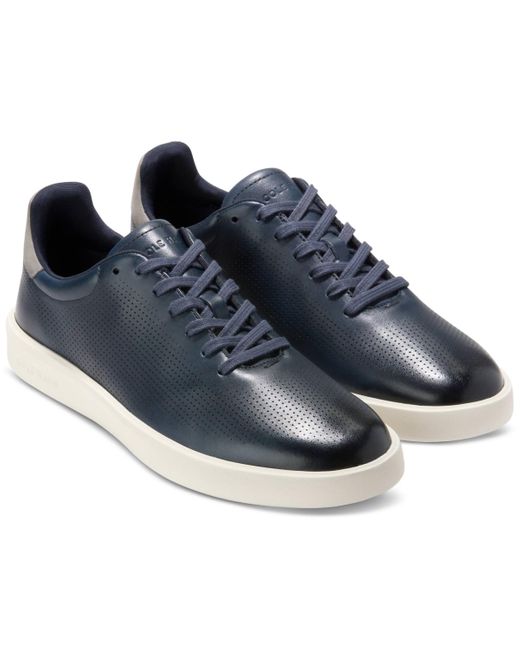 Cole Haan Blue Grand Crosscourt Daily Laser Sneaker for men