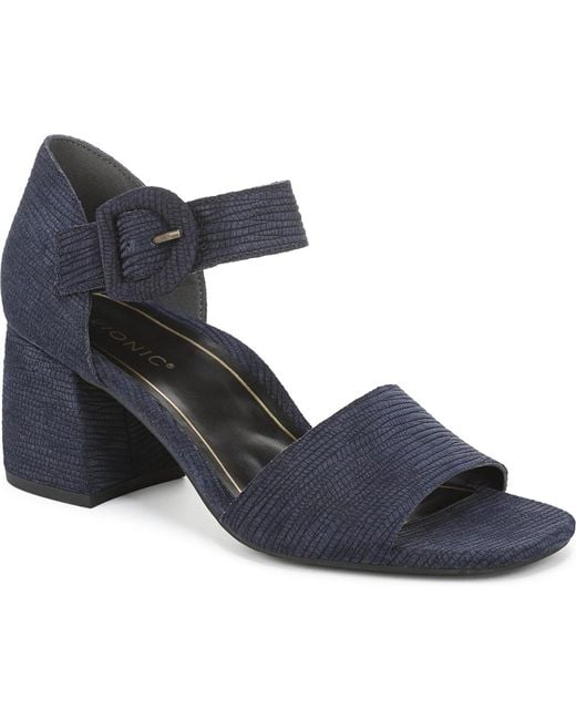 Vionic Blue Chardonnay Strappy Sandals