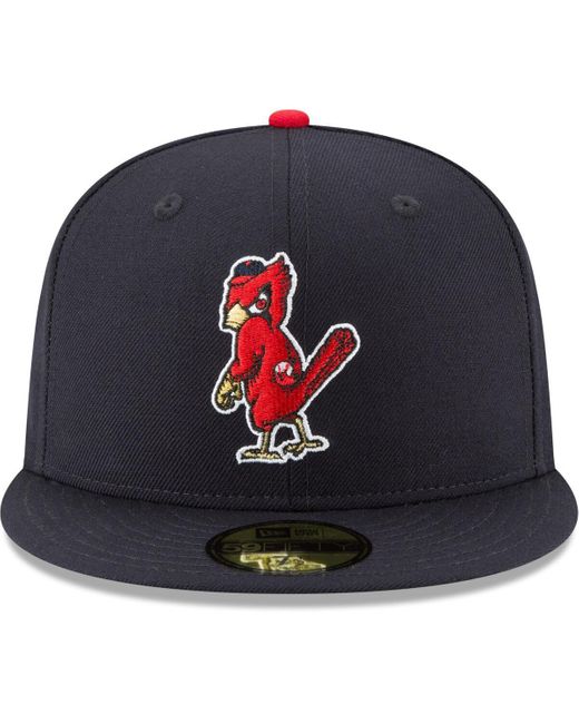 KTZ Blue St. Louis Cardinals Cooperstown Collection Wool 59fifty Fitted Hat for men