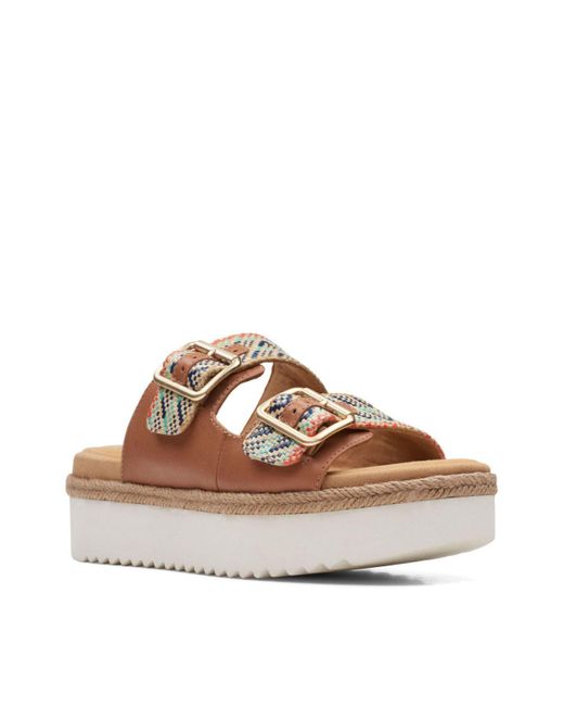 Clarks Suede Collection Lana Beach Sandals Lyst