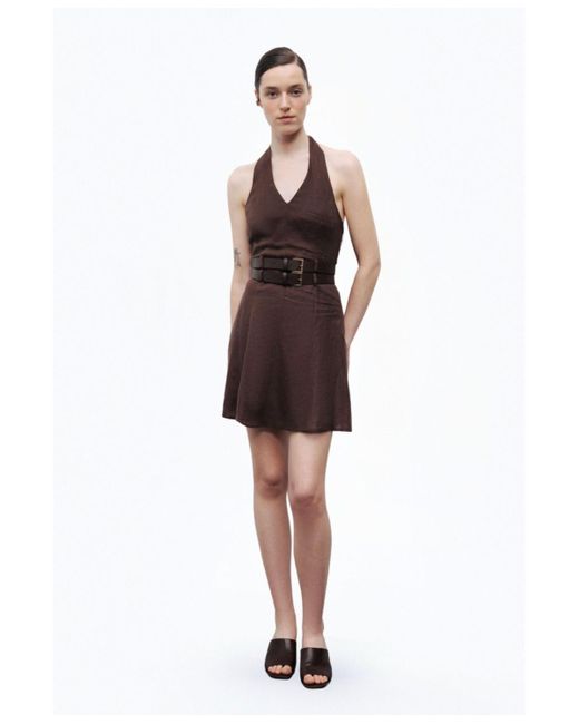 nocturne brown dress Les Deux Coffee Brown Como Suit Pants 34