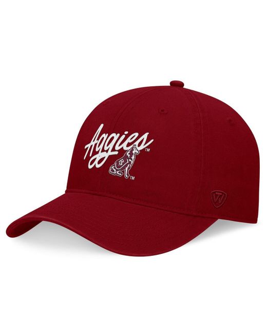 Top Of The World Red Texas A M aggies Heritage Ceecee Adjustable Hat for men