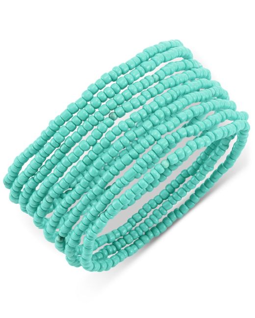 Style & Co. Blue 9-pc. Color Seed Bead Stretch Bracelets