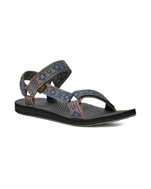 Teva Black Original Universal Sunscape Sandal for men