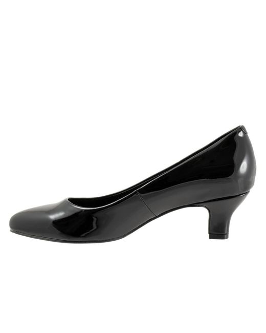 Trotters Black Kate Pump