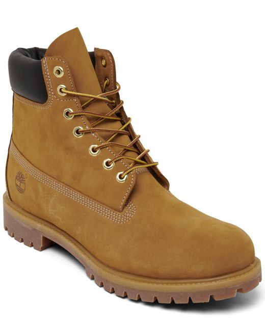 Timberland Brown 6 Inch Premium Waterproof Boots From Finish Line for men