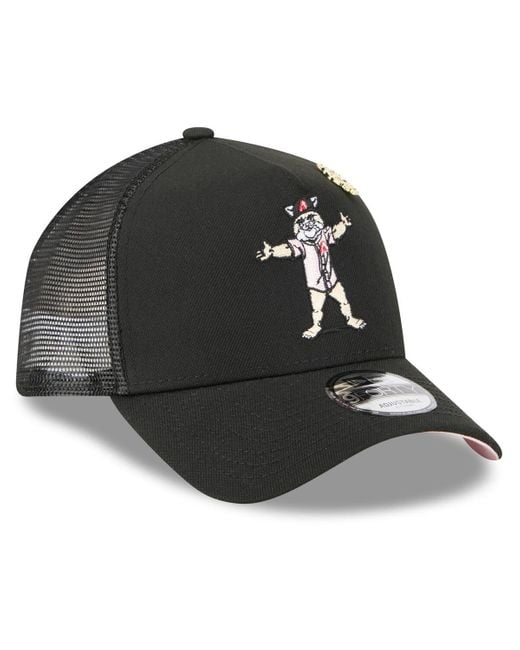 KTZ Black Arizona Diamondbacks 2025 Big League Chew A-frame 9forty Adjustable Trucker Hat