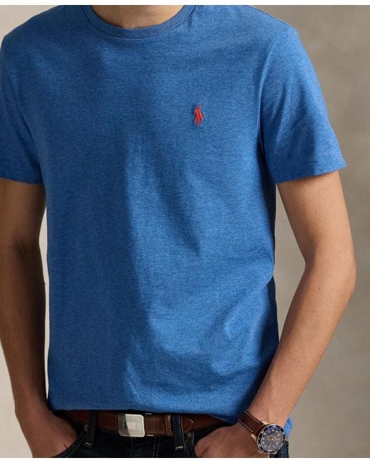 Polo Ralph Lauren Blue Classic Fit Crew Neck T-shirt for men