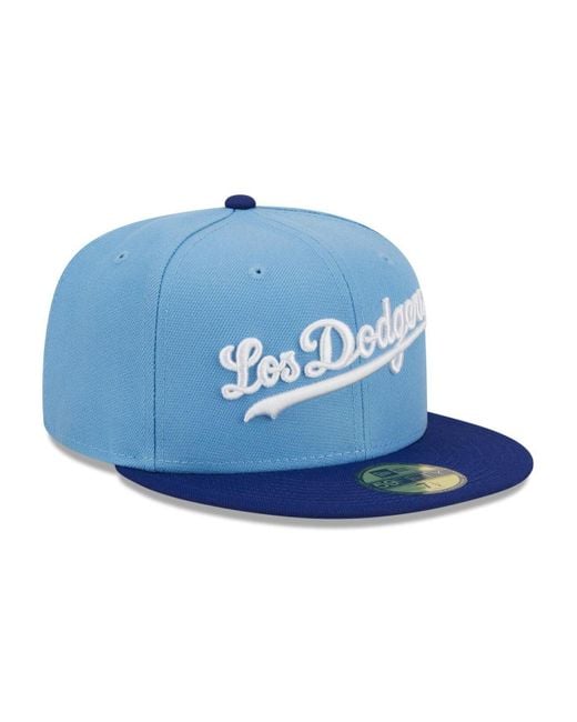 KTZ Light Blue Los Angeles Dodgers Cooperstown Collection Retro