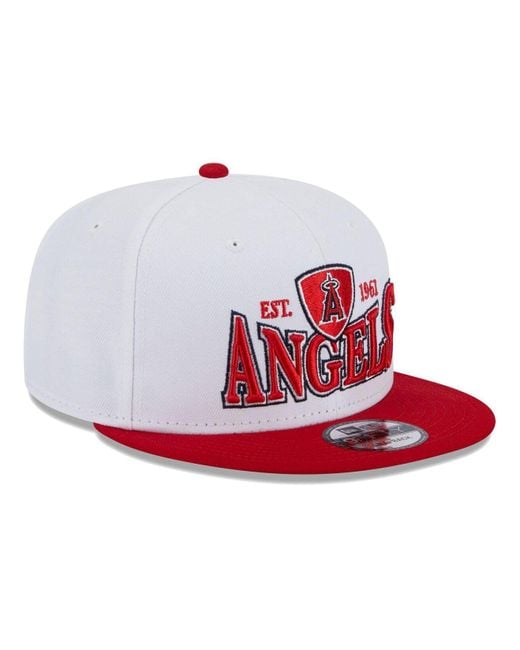 New Era Red Los Angeles Angels 2022 City Connect 9FIFTY Snapback Adjustable Hat