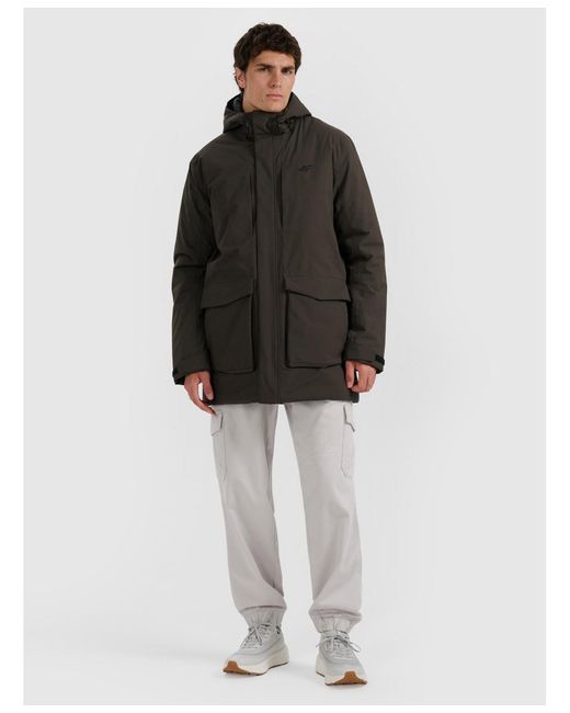 4F Brown Transitional Parka Membrane for men