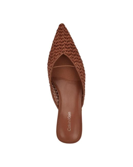 Calvin Klein Brown Camilly Slip-on Dress Pumps