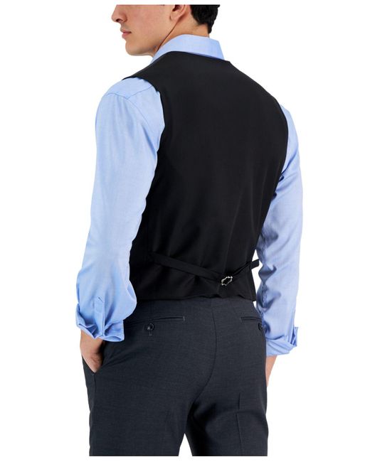 Tommy Hilfiger Modern-fit Th Flex Stretch Solid Suit Vest in Blue for Men |  Lyst