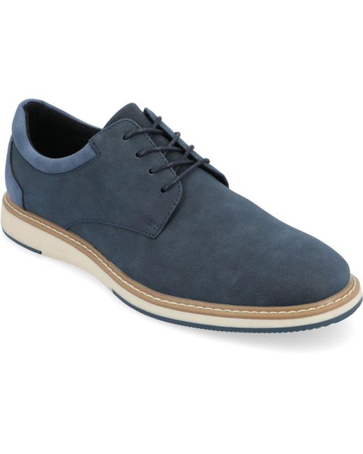 Vance Co. Hodges Plain Toe Hybrid Dress Shoes in Blue for Men | Lyst