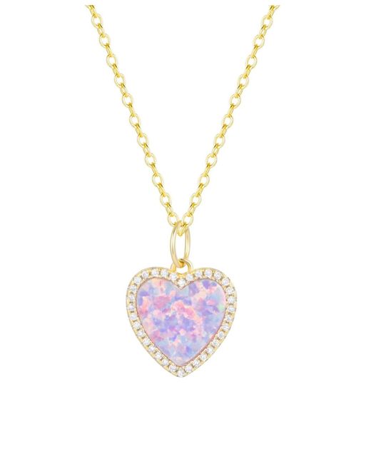 KAMARIA Metallic Heart Necklace