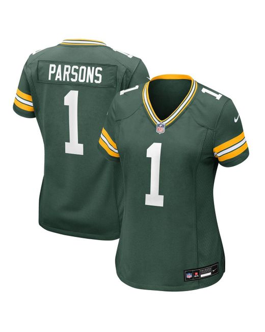 Nike Green Micah Parsons Bay Packers Game Player Jersey