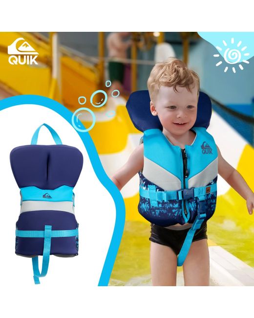Quiksilver Blue Uscg Approved Life Jacket