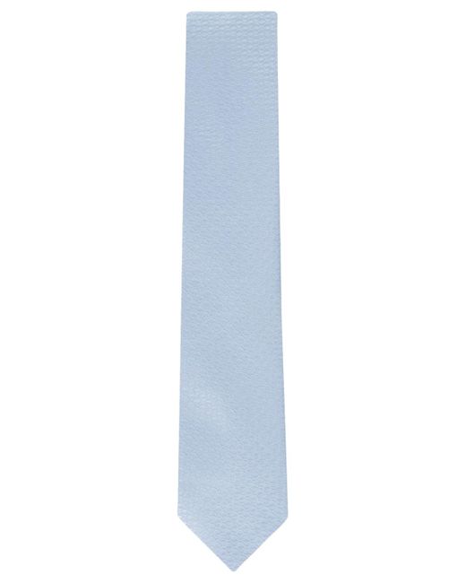 Calvin Klein Blue Ray Tonal Geo-pattern Tie for men
