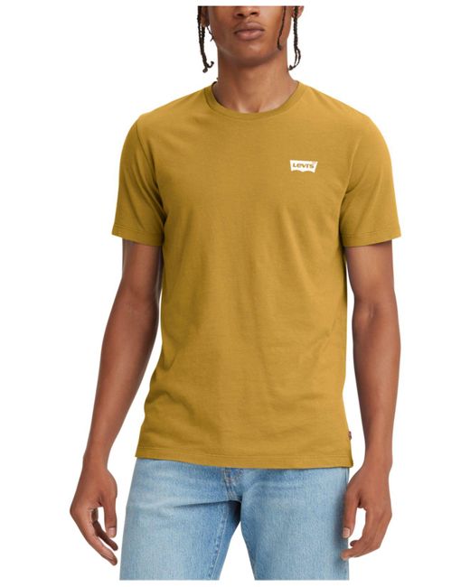 Levi's Cotton Logo Graphic T-shirt in Yellow for Men | Lyst
