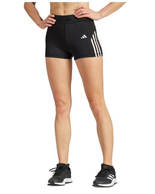 Adidas Black Hyperglam High-rise Training Shorts