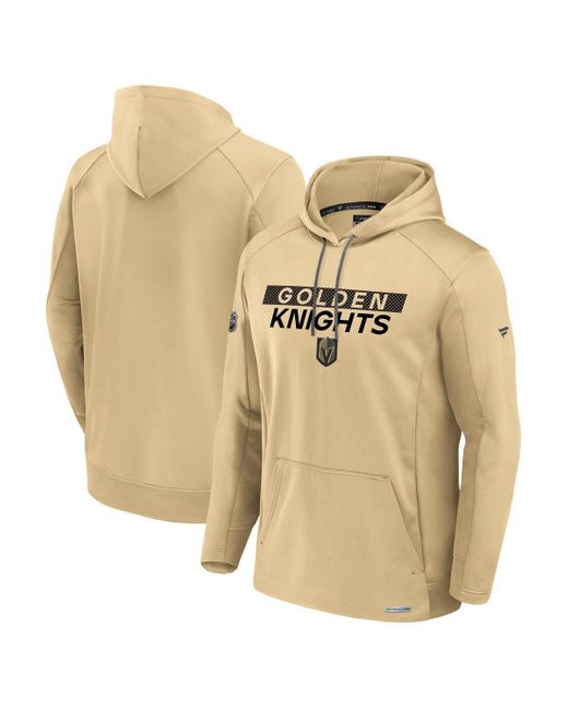 Fanatics Natural Vegas En Knights Pro Rink Fleece Pullover Hoodie for men