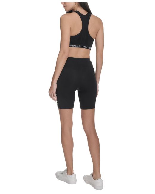 Calvin Klein Black Performance Logo 7" Bike Shorts