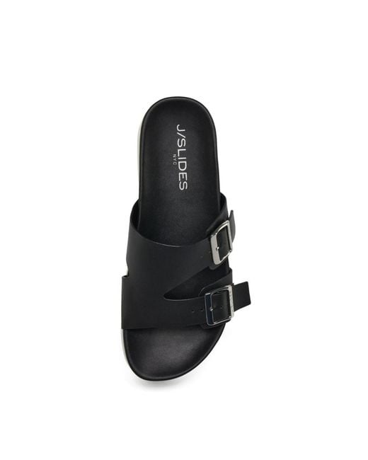 J/Slides Black Bianca Sandal