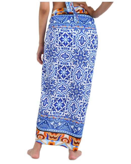 La Blanca Costa Brava Copricostume Donna Off Shoulder, Abito Midi Scollo A V Da Infilare, Per Piscina E Spiaggia - 3